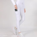 Silicona duradera Stretchy Equestrian Jodhpur Broches White