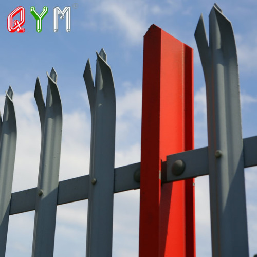 Curred Top Palisade Fencing Galvanized Palisade Iron Iron Fence