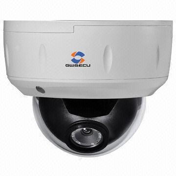 Dome Security CCTV Camera, 1/3-inch Sony Exview HAD CCD II, 700TVL, Waterproof, Vandal-proof IR