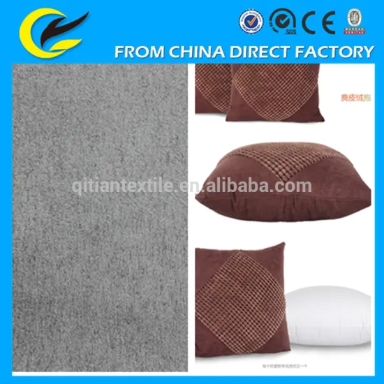 Wholesale synthetic suede fabric for sofa garment