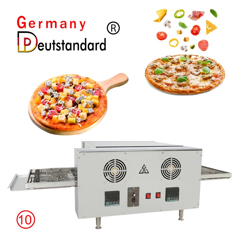 Mesin camilan mesin pizzza mesin pembuat pizza cepat dengan bahan stainless steel