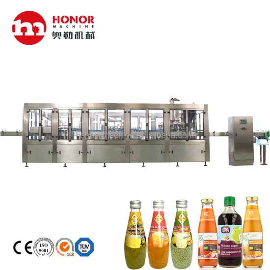 Small Bottle Milk Juice Filling Capping and Packing Machine Prices