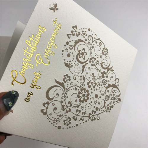 Speciellt texturpapper Custom Handwring Greeting Gift Card