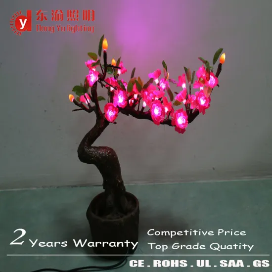 Bahrain new design home home artificial bonsai tree lamp LED decorative flower tree
