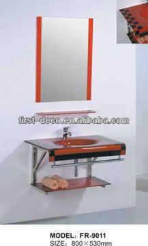 Glass bathroom cabinet FR-9011