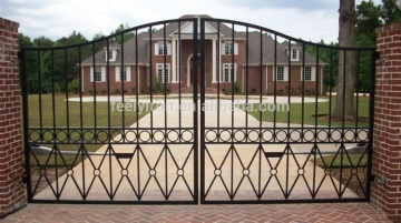 Galvanized Wrought Iron Gate FG-088