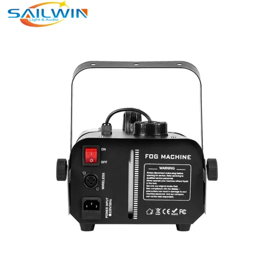 900W LED Wireless Remote Smoke Machine with Lights for Christmas Stage Party & DJ