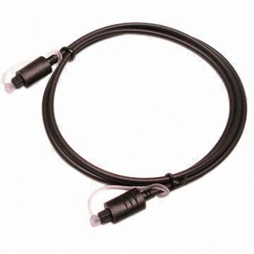 Fiber optik Toslink kablo, erkek-erkek konnektör
