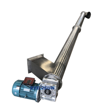 Shaftless U Screw Conveyor for Sludge Powder and Granules in Stainless Steel