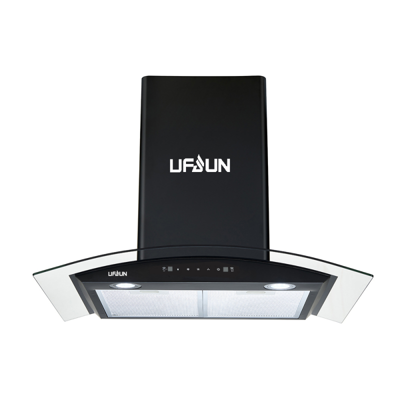 Kitchen Range Hood with Copper Motor Chinese Touch Control Wall Mounted CB CE Stainless Steel Range Hood