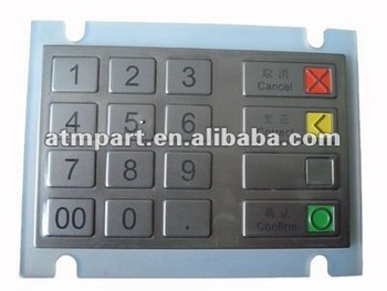 ATM spare parts wincor EPPV5 keypad/keyboard 01750132052