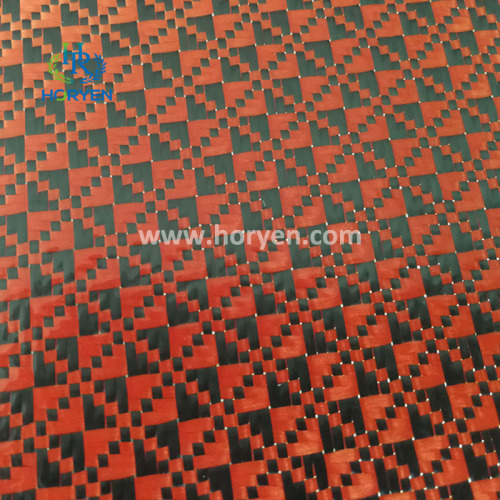 High strength jacquard leather carbon fabric for sale