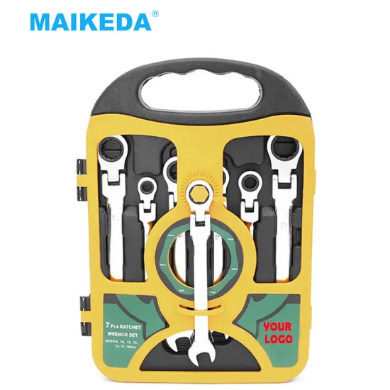 72 Teeth Hand Tool Set with Flexible Head Ratchet Wrench