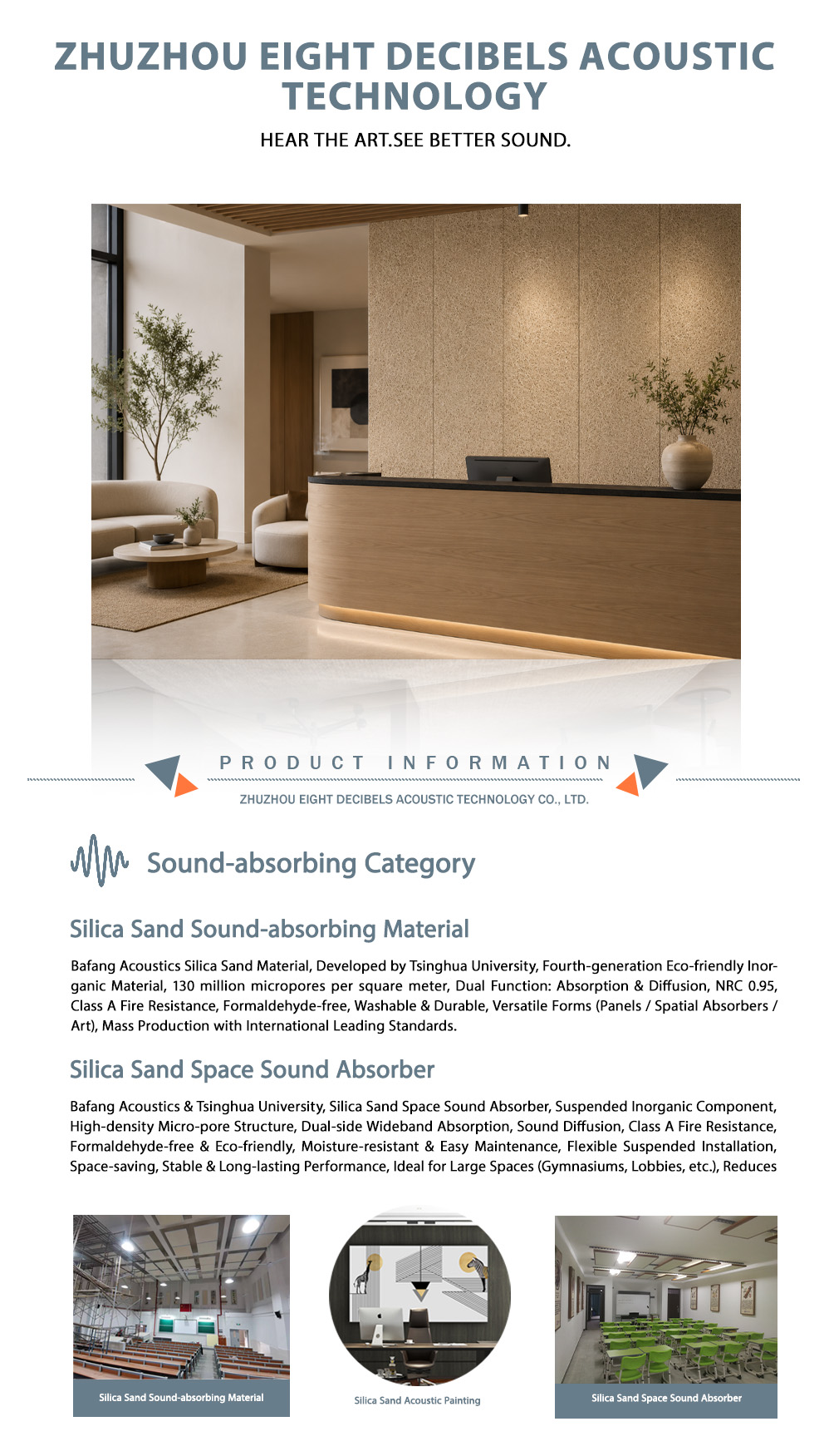 Wood Wool Acoustic Panel-X