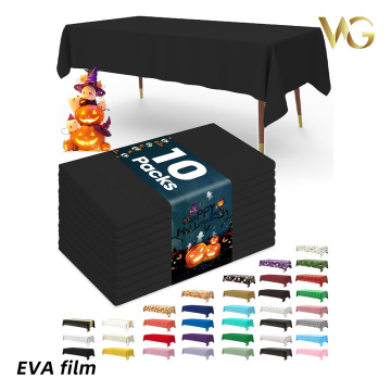 Mantel de plástico desechable para fiesta de Halloween.