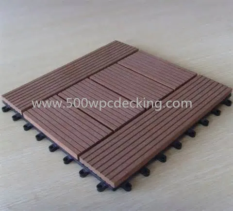 2016 Eco-friendly WPC Outdoor decking tiles for garden