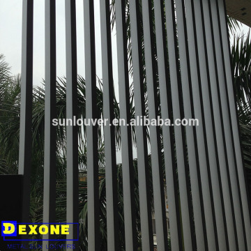 Exterior aluminum profile shutter