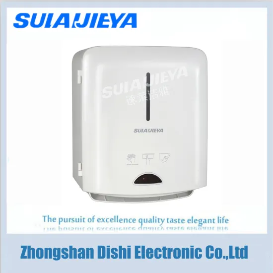 wall mounted plastic auto cut paper towel dispenser for toilet