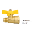 Brass gas valve CK-B1220 5/8"x1/2"