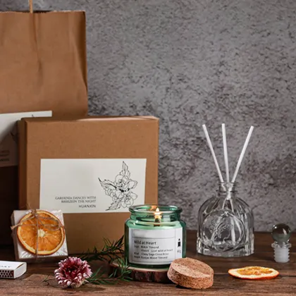 Aromatherapy Candle Gift Set: Natural Soy Wax Luxury Aroma Candle Decoration Gift Set