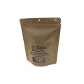 Matte White Coffee Packaging Stand Up Pouches With Tear Notch