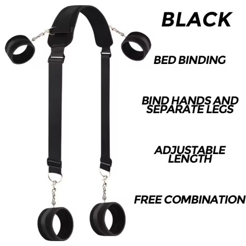 Kit de cativeiro preto rosa