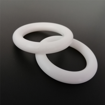 Bagian segel cincin cadangan putih ptfe