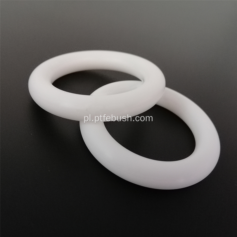 PTFE White Backup Pierścień Pierścień Pierścień