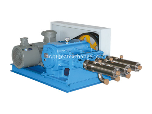 Large flow and medium pressure piston pumps