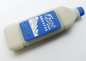 Mały niebieski biały butelka kształt Pvc Custom Usb Flash Drives 16gb / 32gb