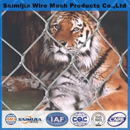 hot sales stainless steel zoo fencing of rope mesh with good service