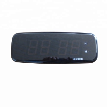 12V LED Digital Clock with Temperature Display for Bus Interior
