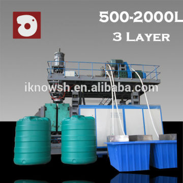triple layer water tank manufacturing blow moulding machinery