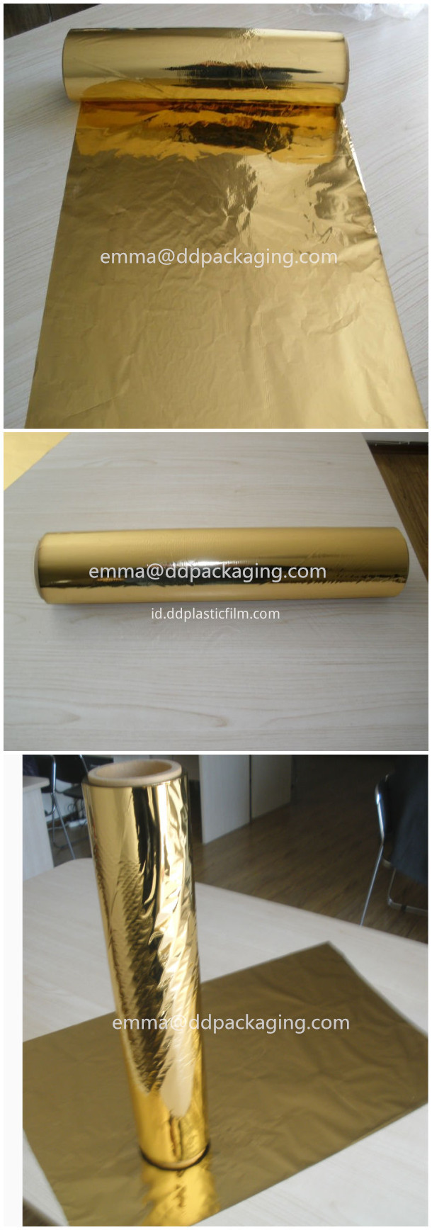 Gold lamination film