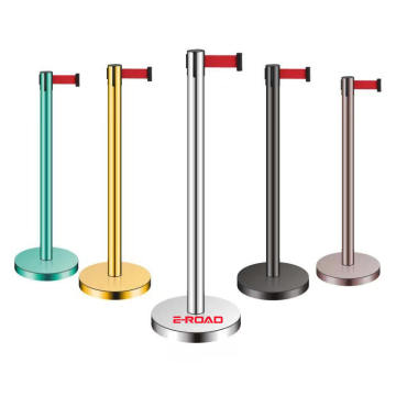 Stainless Steel Retractable Belt Stand for Bank Queue Line Crowd Control