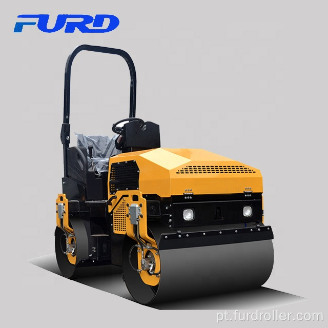 Rolo compactador vibratório de tambor duplo de 3 toneladas (FYL-1200)