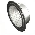 Persienne d'aération en acier inoxydable avec grille en maille