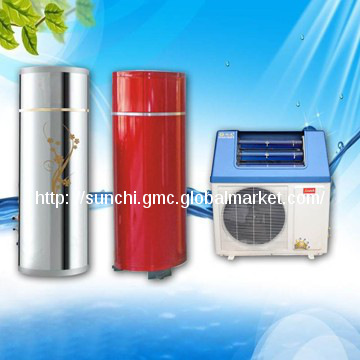 Most energy-saving air source heat pump water heater with solar energy