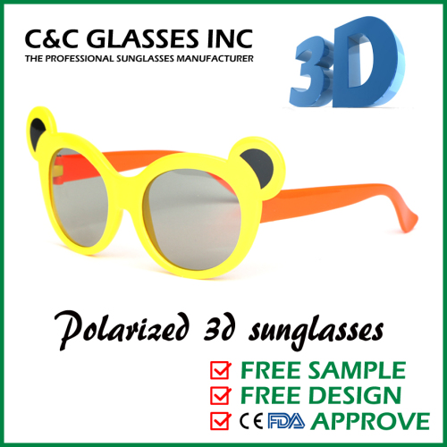 100 3D kids sunglasses with your logo