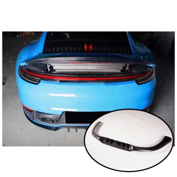 Rear Diffuser Techart Style Lip for Porsche Carrera 911 992 4S Facelift Upgrade Accessories