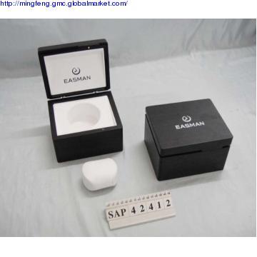 Hot-sale black matt lacquering wood watch box