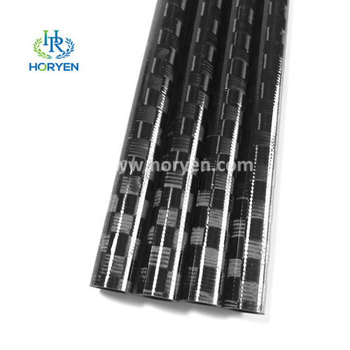 Lightweight high modulus spread tow carbon fiber tubing