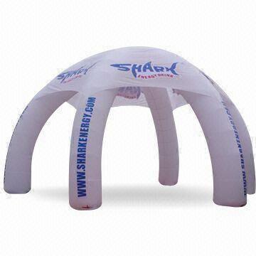 Inflatable Arch Tent Billboard with Digital Printing and Blower, Measures 10 x 5m