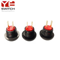 Jawitch 12mm IP67 Automotive Switch met gele dop