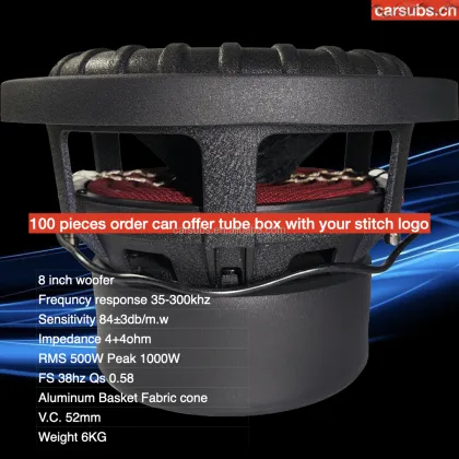 JL Audio 8 Inch 500W RMS 1000W Peak Car Subwoofer