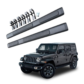 Quick Delivery Custom Logo Aluminum Alloy Running Boards for 2018+ Jeep Wrangler JL