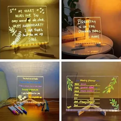 LED Light Drawing Board & Message Board