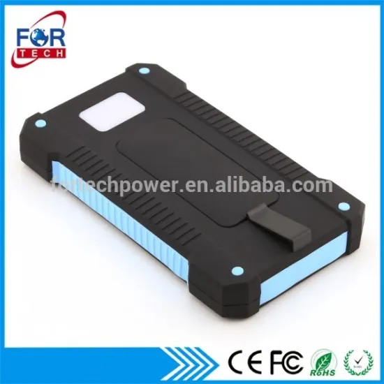 2017 Friendly New Energy Best Seller Portable Power Pack Solar Power Bank 8000mAh for Outdoors Use