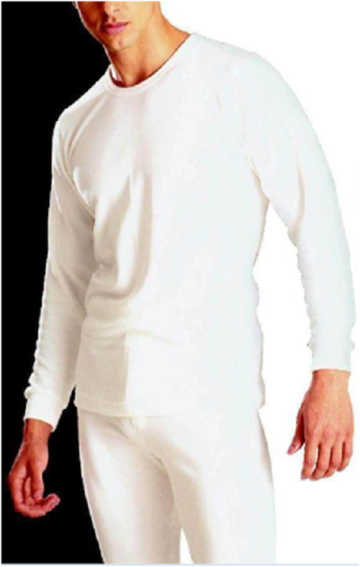 Men's 65%polyester 35%cotton underwear fleece inside