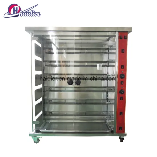Automatic Rotating Commercial Electric/Gas Chicken Rotisserie Grill for Sale